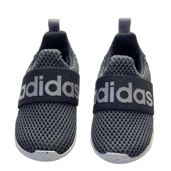 ADIDAS LITE RACER ADAPT 4.0 Kids Shoes Black Textile Unisex Size 5K - Picture 11 of 11